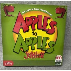 Apples To Apples Junior The Game Of Crazy Comparisons New Factory Sealed